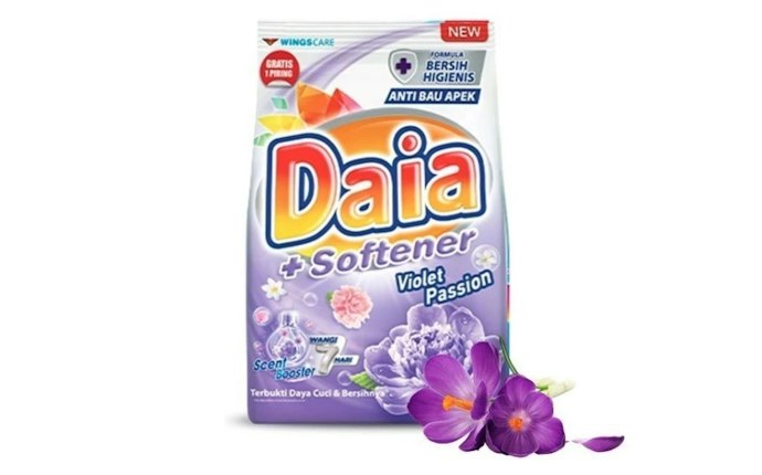 Untuk kepraktisan saat mencuci, pilih deterjen yang sudah pakai pelembut