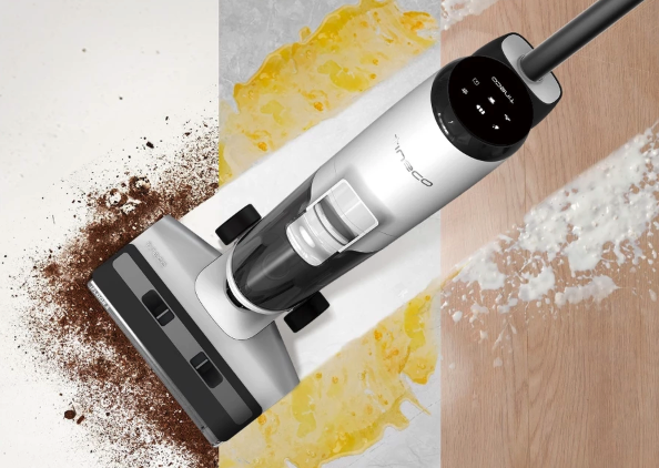 Utamakan vacuum cleaner stick 2-in-1 yang bisa menyedot debu sekaligus mengepel lantai