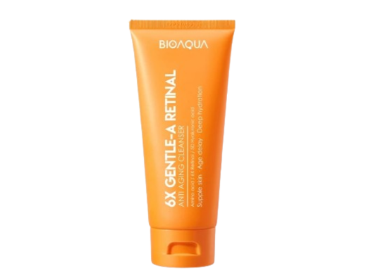 Untuk membantu menyamarkan tanda penuaan atau flek hitam, pertimbangkan sabun wajah yang mengandung anti-aging dan brightening agent