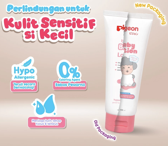 Utamakan baby lotion dengan label hypoallergenic dan hindari yang memiliki bahan iritan seperti paraben dan pewangi