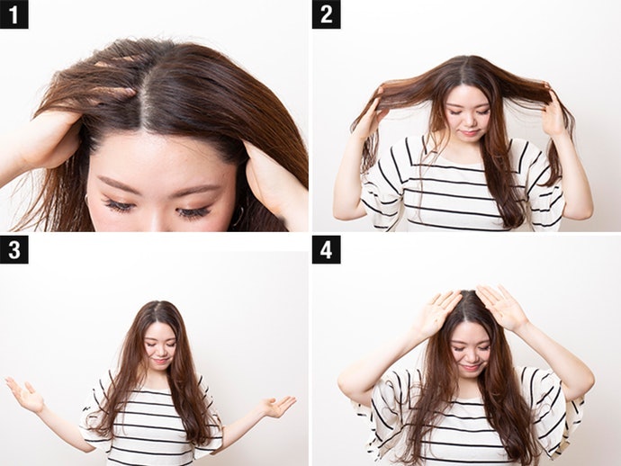 Bilas rambut selama 3–5 menit