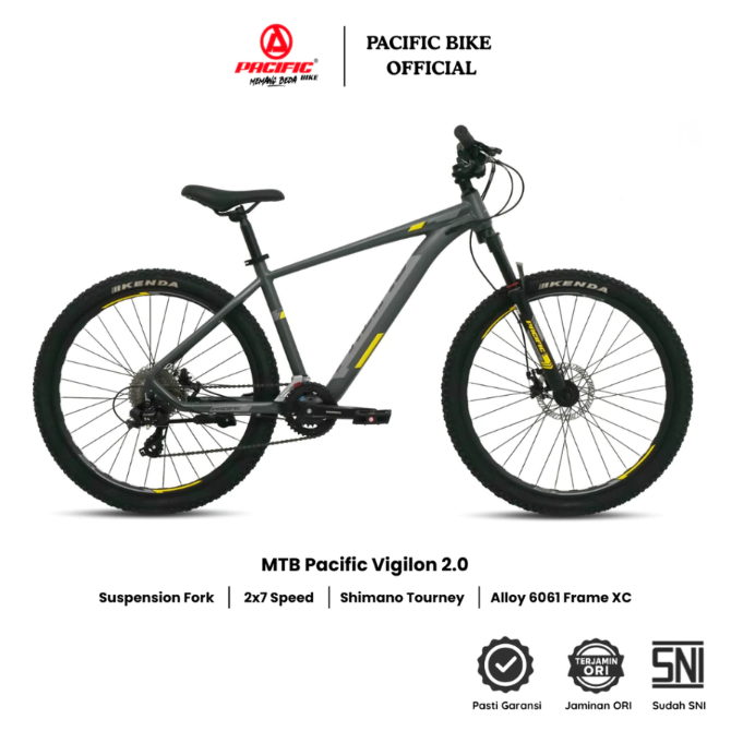 Agar nyaman di medan off-road, pastikan memilih frame yang kuat, seperti steel, alloy, atau carbon fiber