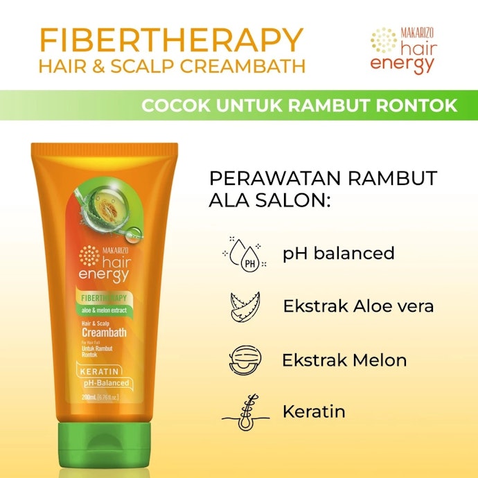 Untuk perawatan rambut rontok, pilih yang mengandung lemon oil, patchouli oil, Aloe vera, dan biotin