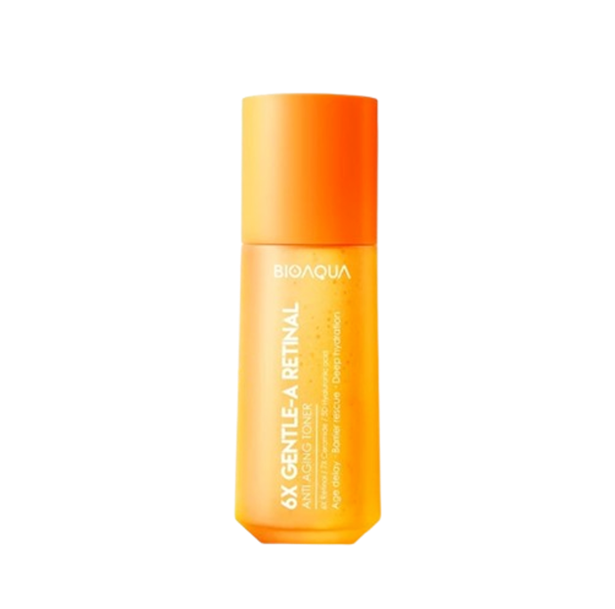 Utamakan toner dengan kandungan AHA, retinol, dan peptide untuk menyamarkan garis halus dan mengencangkan kulit