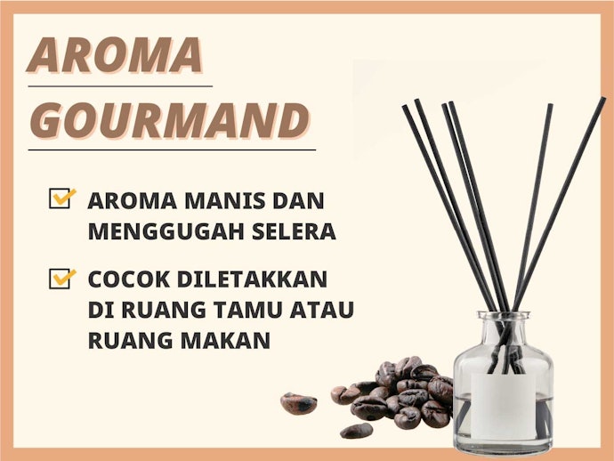 Coba aroma gourmand yang manis untuk menghidupkan suasana di rumah