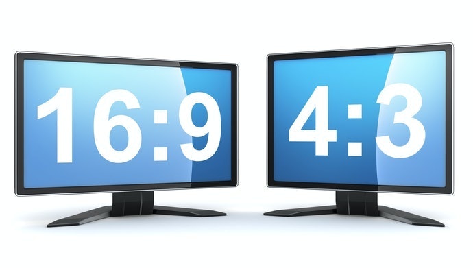 Khusus untuk disambungkan ke TV, pastikan aspek rasionya 16:9