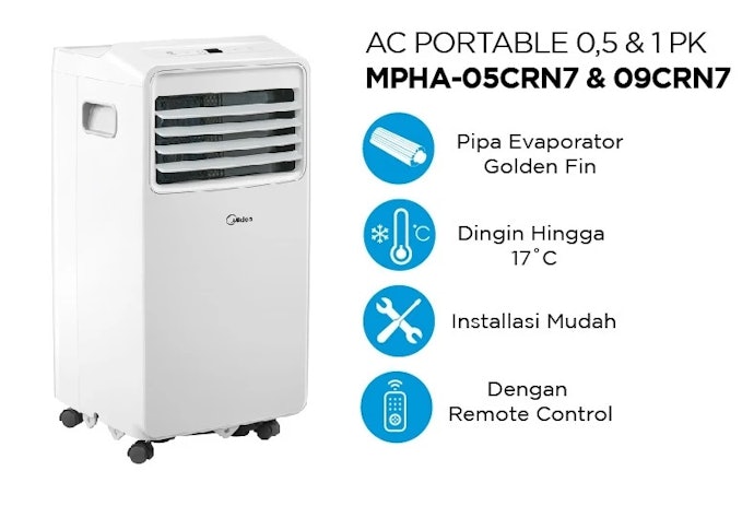 Jika tidak bisa memasang AC ke dinding atau ingin dipindah-pindah, prioritaskan AC portable