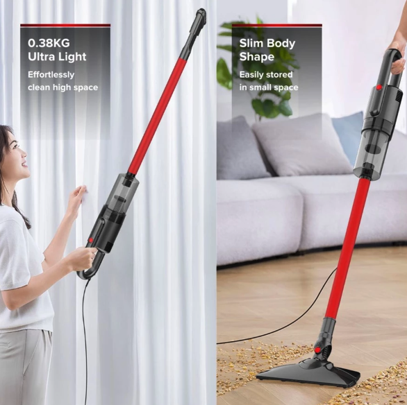 Pilih vacuum cleaner dengan baterai jika ingin praktis dan portable atau gunakan tipe kabel untuk durasi nyala lebih lama