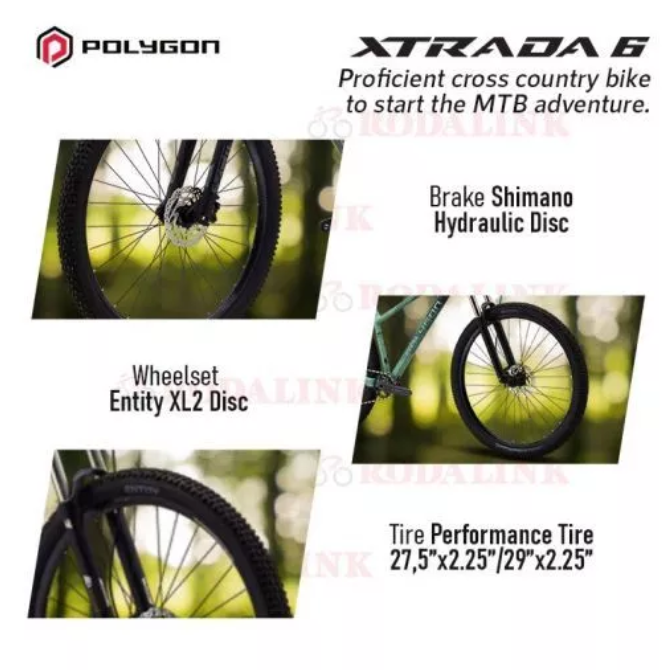Untuk pengereman responsif di medan berat, utamakan sepeda dengan rem cakram hidrolik dan shifter selevel Shimano Altus