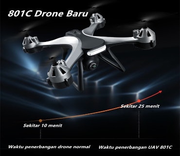 Utamakan drone dengan durasi terbang (flight time) minimal 15 menit