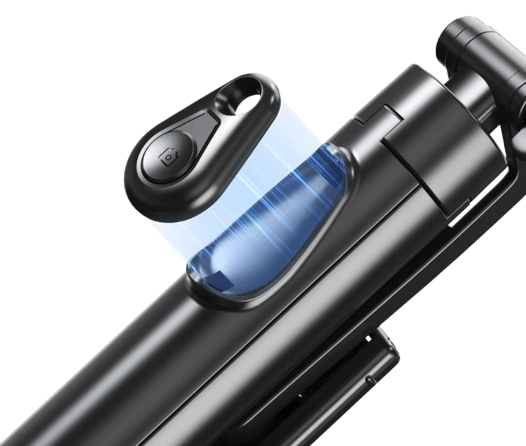 Untuk kepraktisan penggunaan, pilih tongsis HP dengan berbagai fitur, seperti Bluetooth remote, LED light, face tracking, mount 1/4, dan stabilizer