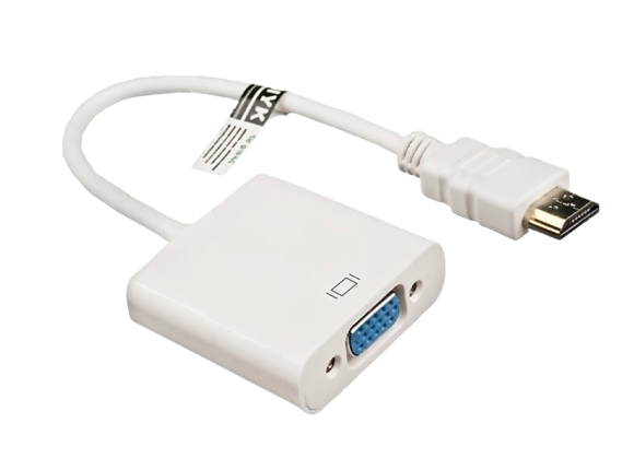 HDMI to VGA atau VGA to HDMI? Pastikan port male dan female converter sesuai