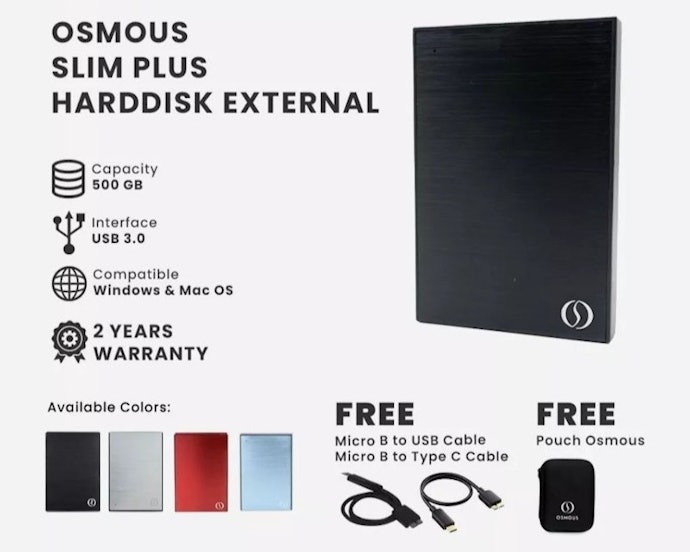 Cari tahu juga risiko kerusakan dan masa garansi hard disk eksternal