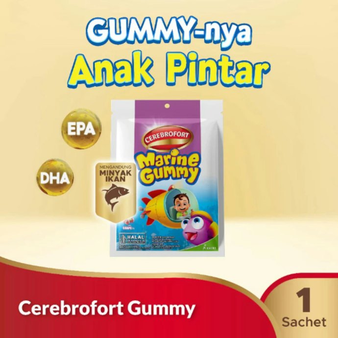 Pertimbangkan vitamin DHA dalam bentuk sirup untuk bayi dan gummy untuk anak