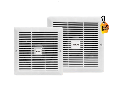 Sesuaikan ukuran exhaust fan: 10–12 inch untuk dapur, 8–10 inch untuk kamar tidur, dan ≤8 inch untuk kamar mandi