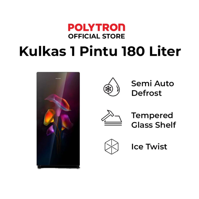 Untuk kulkas Polytron 1 pintu model terbaru, siapkan budget sekitar Rp2 jutaan