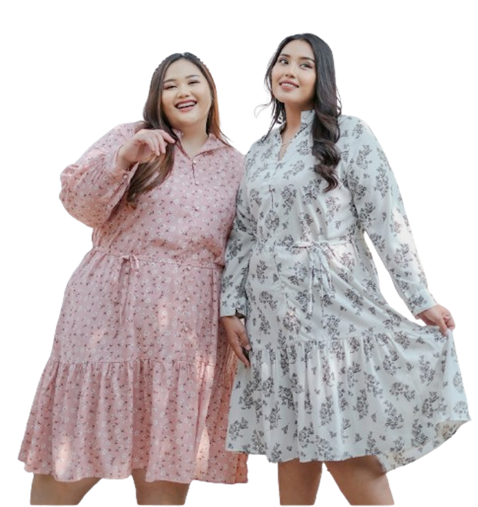 Pastikan bahannya adem, flowy, dan tidak bulky, seperti tunik katun dan poliester