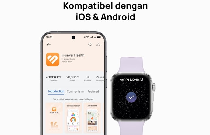 Pastikan smartwatch kompatibel dengan OS smartphone Anda: Android atau iOS