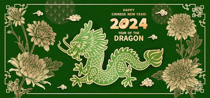 Warna keberuntungan Tahun Naga Kayu 2024