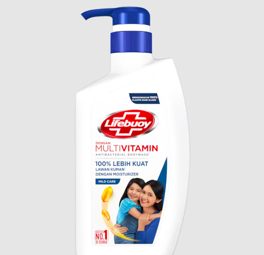 Untuk kulit sensitif, pilih sabun mandi Lifebuoy Mild Care atau Yoghurt Care