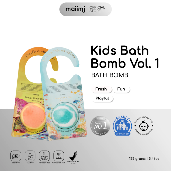 Terutama untuk anak-anak dan pemilik kulit sensitif, pastikan bath bomb bebas toxic ingredients seperti SLS, alkohol, dan paraben