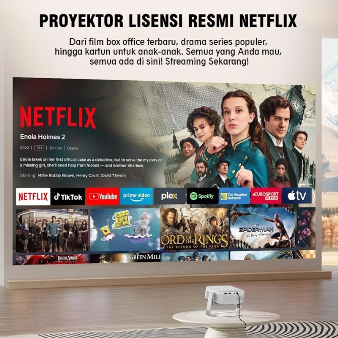 Cari proyektor Google TV atau Android TV terbaru yang lebih praktis daripada Android Mobile