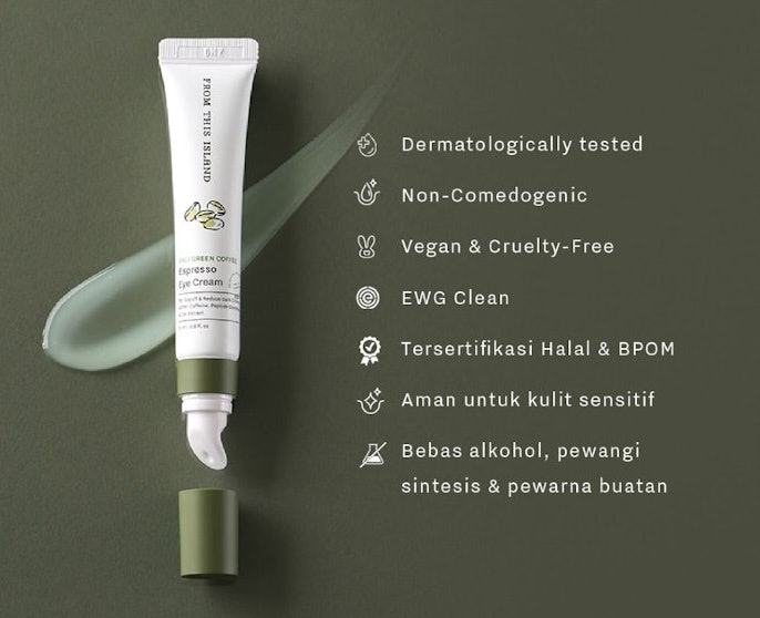 Prioritaskan eye cream yang bebas pewangi dan alkohol untuk kulit sensitif