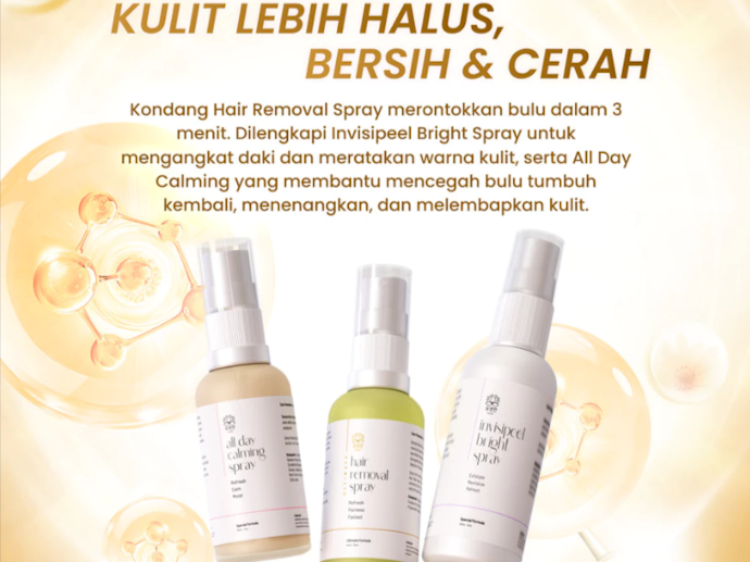 Utamakan produk yang diperkaya niacinamide (bahan pencerah) untuk mencegah area kulit menggelap pasca-waxing, shaving, atau penggunaan hair removal