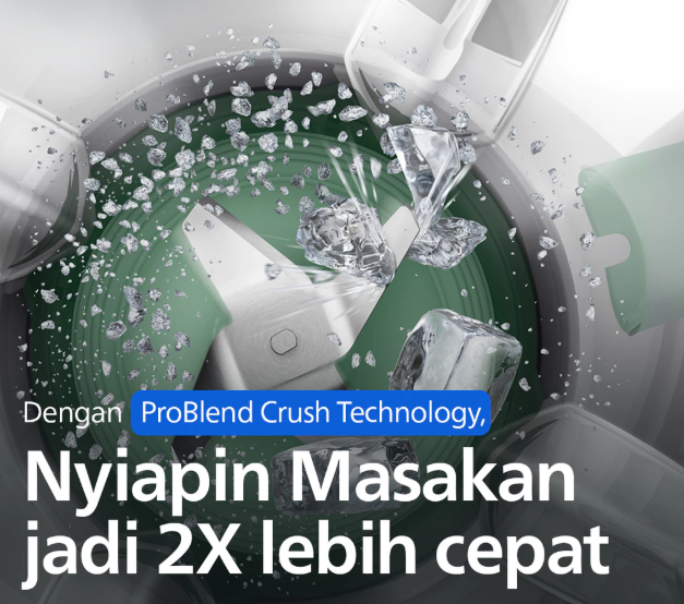 Utamakan blender Philips dengan teknologi ProBlend Crush untuk membuat smoothie