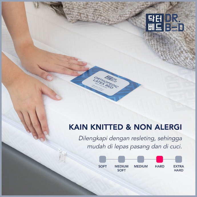 Pertimbangkan juga tingkat keras atau empuknya kasur, seperti soft, medium, atau firm