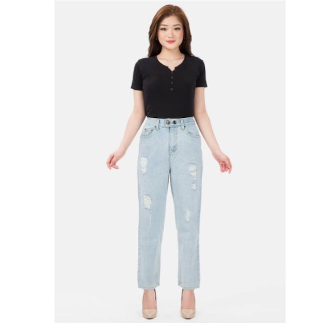 Cek model yang sedang kekinian, seperti boyfriend jeans kulot, boyfriend jeans sobek, dan high waist