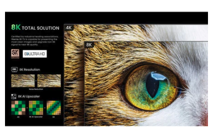 Pilih TV 8K dengan teknologi pencahayaan mini LED