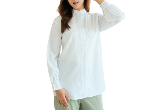 Pertimbangkan juga jenis kerahnya sesuai kesan yang ingin Anda tampilkan: Point collar, spread collar, stand collar, atau bow tie collar