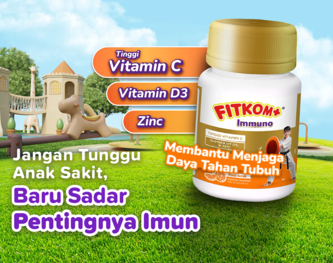 Untuk menjaga daya tahan tubuh, Anda bisa memberikan vitamin C dan D