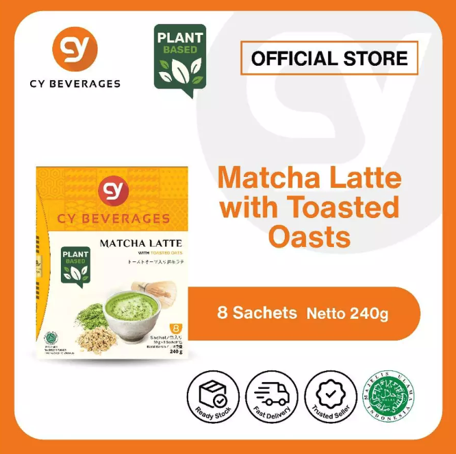 Apabila Anda alergi terhadap produk dairy, pilih matcha sachet yang menggunakan krimer nabati dan tidak mengandung turunan susu