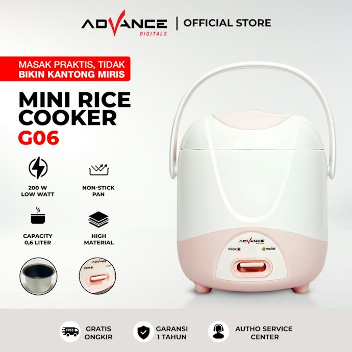Jika mengutamakan rice cooker mini low watt, pilih yang dayanya di bawah 200 watt