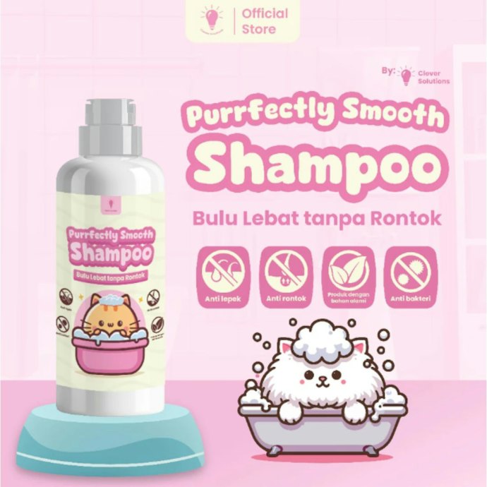 Utamakan sampo yang memang untuk kucing