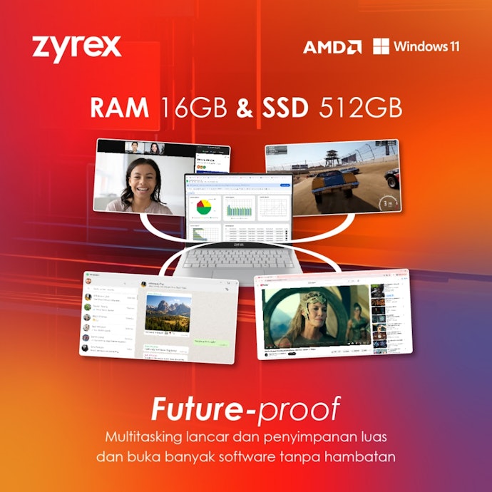Pilih yang SSD-nya 512 GB agar bisa menyimpan banyak jenis game