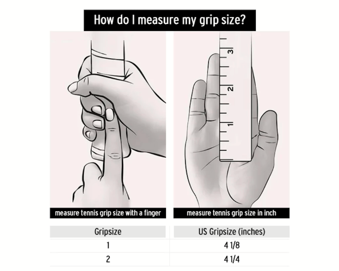 Untuk ukuran grip dapat Anda sesuaikan dengan telapak tangan; L0, L1, L2, L3, L4, atau L5