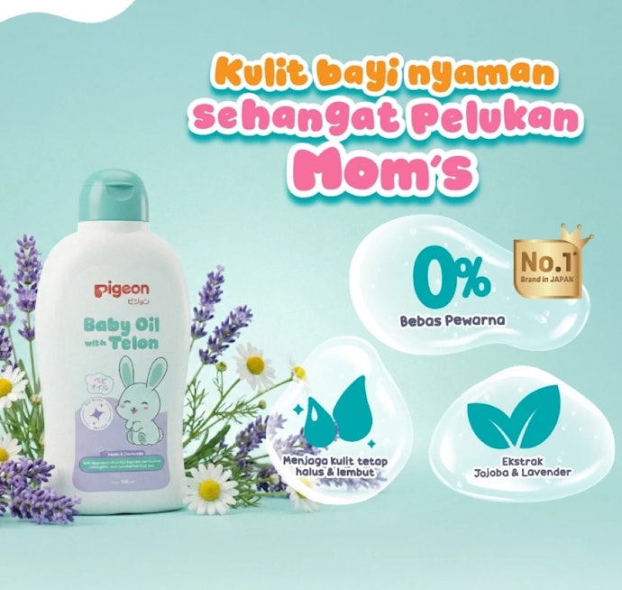 Utamakan baby oil dengan label hypoallergenic dan hindari yang memiliki bahan iritan seperti paraben dan pewangi