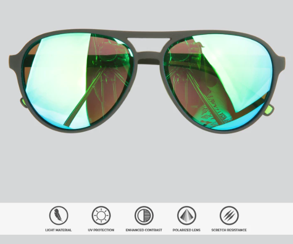 Pastikan kacamata running dibekali lensa UV 400 dan polarized