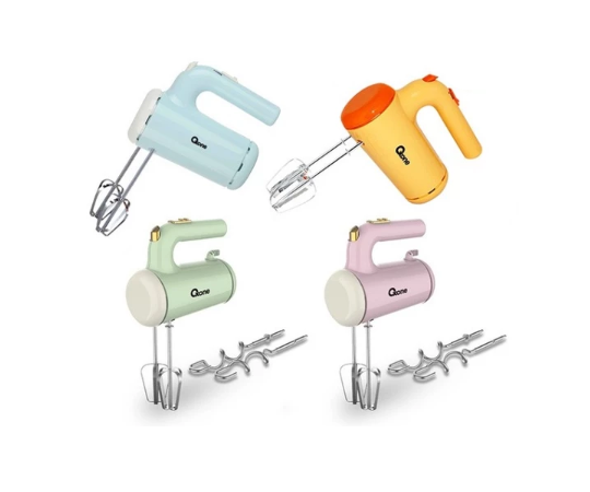 Pertimbangkan mixer yang dibekali beragam pengaduk, seperti beater, spiral, dan whisk