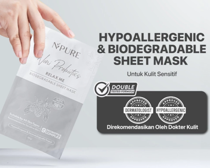 Jika Anda mencari treatment mingguan, masker wajah bisa dipertimbangkan