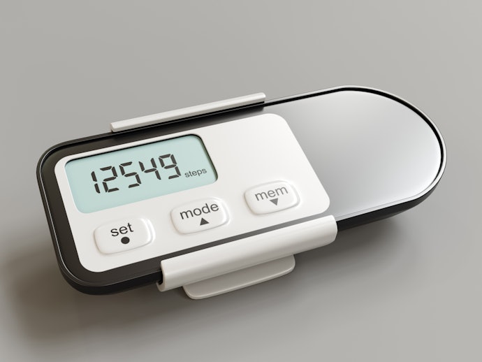 Cari pedometer dengan layar yang jelas dan angka yang mudah terbaca agar mudah digunakan