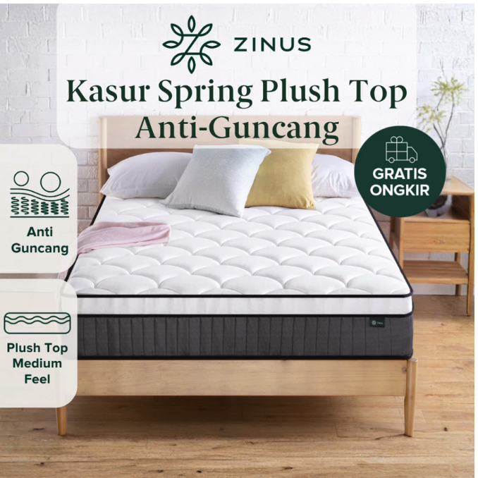 Ingin spring bed 180x200 dengan harga terjangkau? Pertimbangkan merek Guhdo, Zinus, dan Olympic yang dijual mulai Rp2 jutaan
