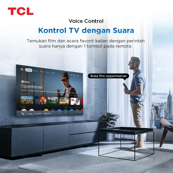 Untuk streaming berbayar dan hiburan lainnya, utamakan TV Android dengan interface Google TV