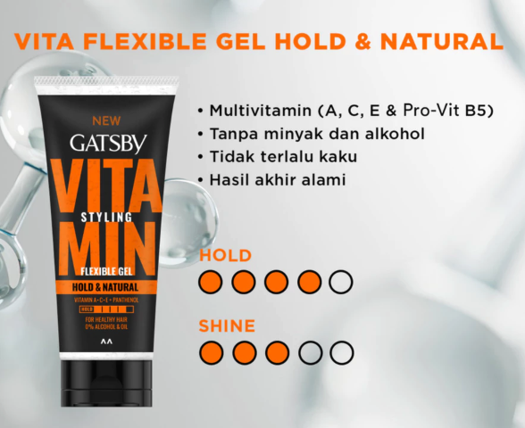 Akan lebih baik jika minyak rambutnya mengandung vitamin agar rambut tak terasa lengket