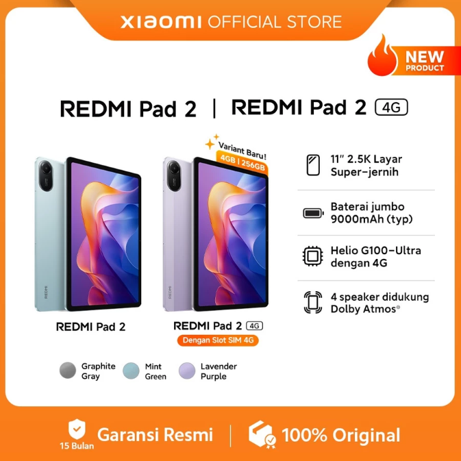 Untuk pemakaian sehari-hari yang sederhana, tablet dengan penyimpanan 4/128 GB bisa dipilih