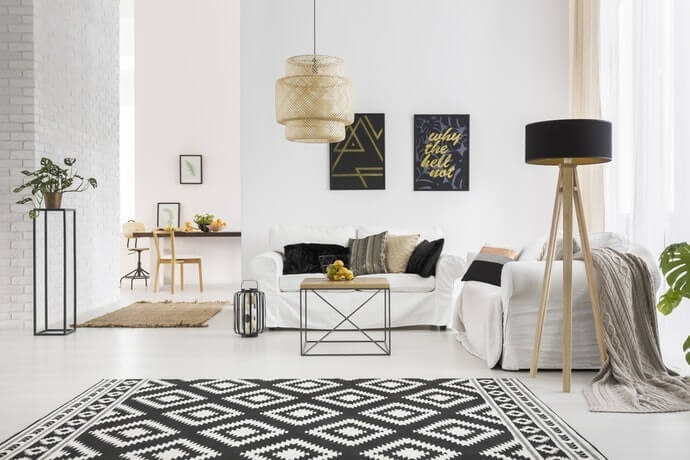 Tentukan bantal sofa berdasarkan desainnya