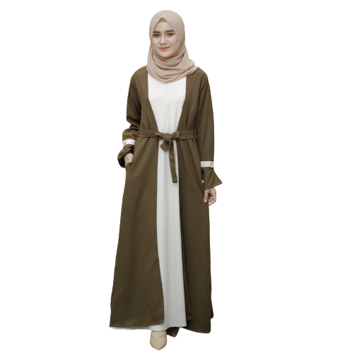 Untuk tampil kekinian pada hari spesial, gunakan busana dengan desain berlapis atau dilengkapi outer